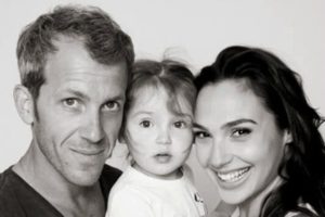 Gal Gadot with husband and daughter