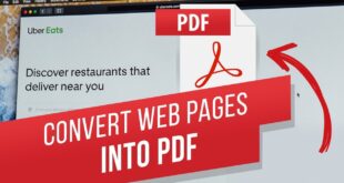Converting Web Pages to PDF - Saving Online Content for Offline Access