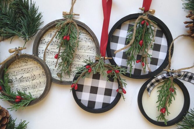 Christmas Decorations Embroidery Ideas